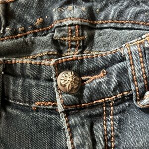 Seven7 Blue Denim Jeans with Contrast Stitching